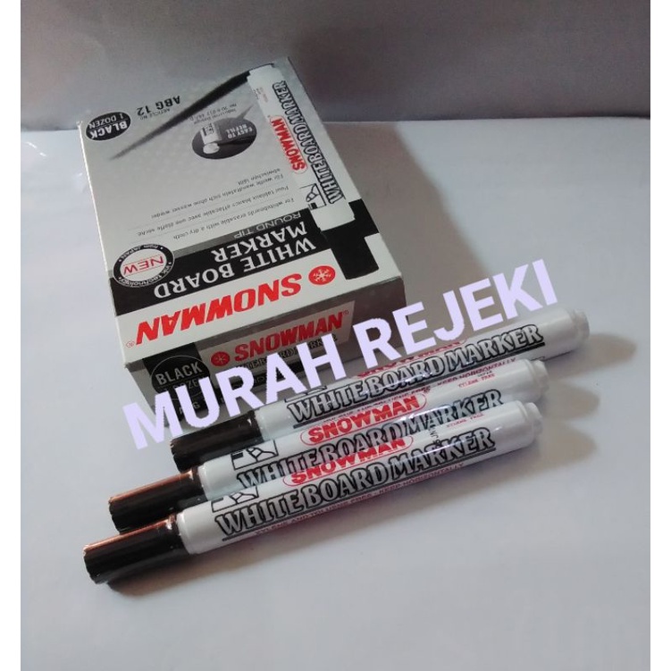 

Spidol white board marker ABG black/ spidol besar murah.
