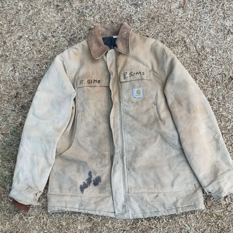 vintage 80s jacket carhartt traditional chore
