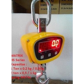 Timbangan Gantung Digital 2 Ton Matrix