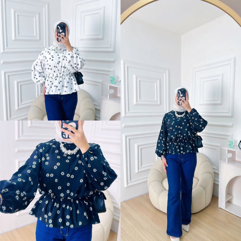 PALING LARIS GFS BYTHA SHAKILA FLORAL BLOUSE