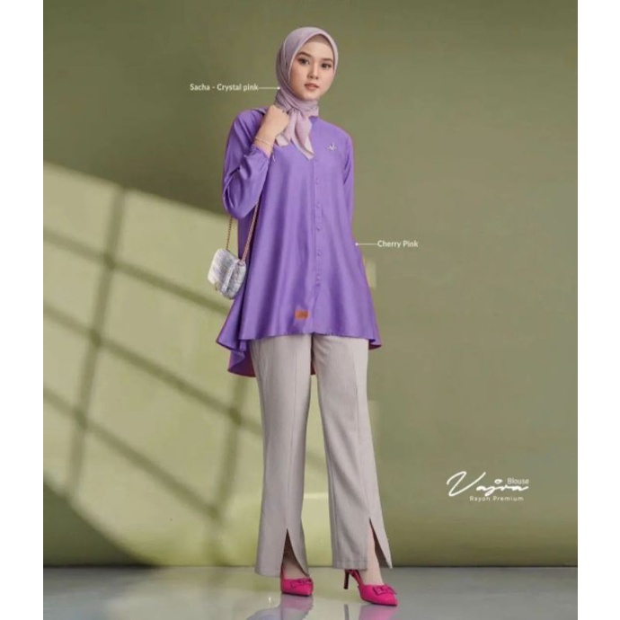 Kemeja Wanita Vajra Blouse Matt Shakila