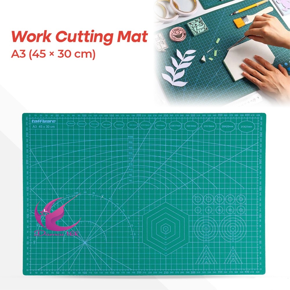 

Alas Potong A3 Work Cutting Mat Pad A3 45 x 30cm