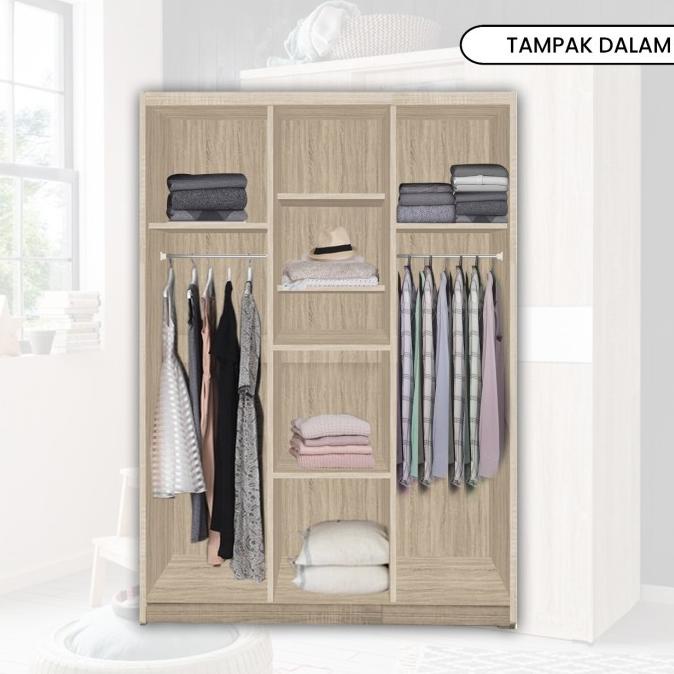 Offo Living - Lemari 3 pintu - LMB267594