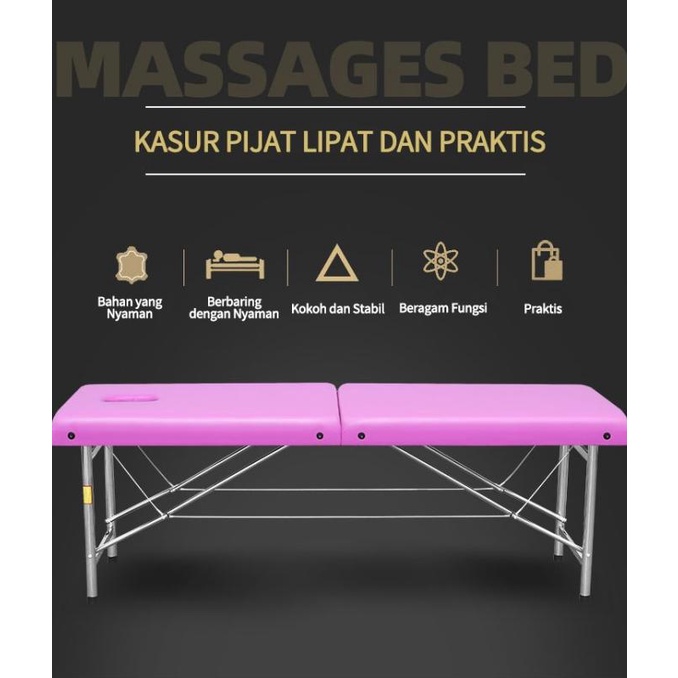 Portable Massage Bed Tattoo Bed Spa Facial Foldable Massage Table