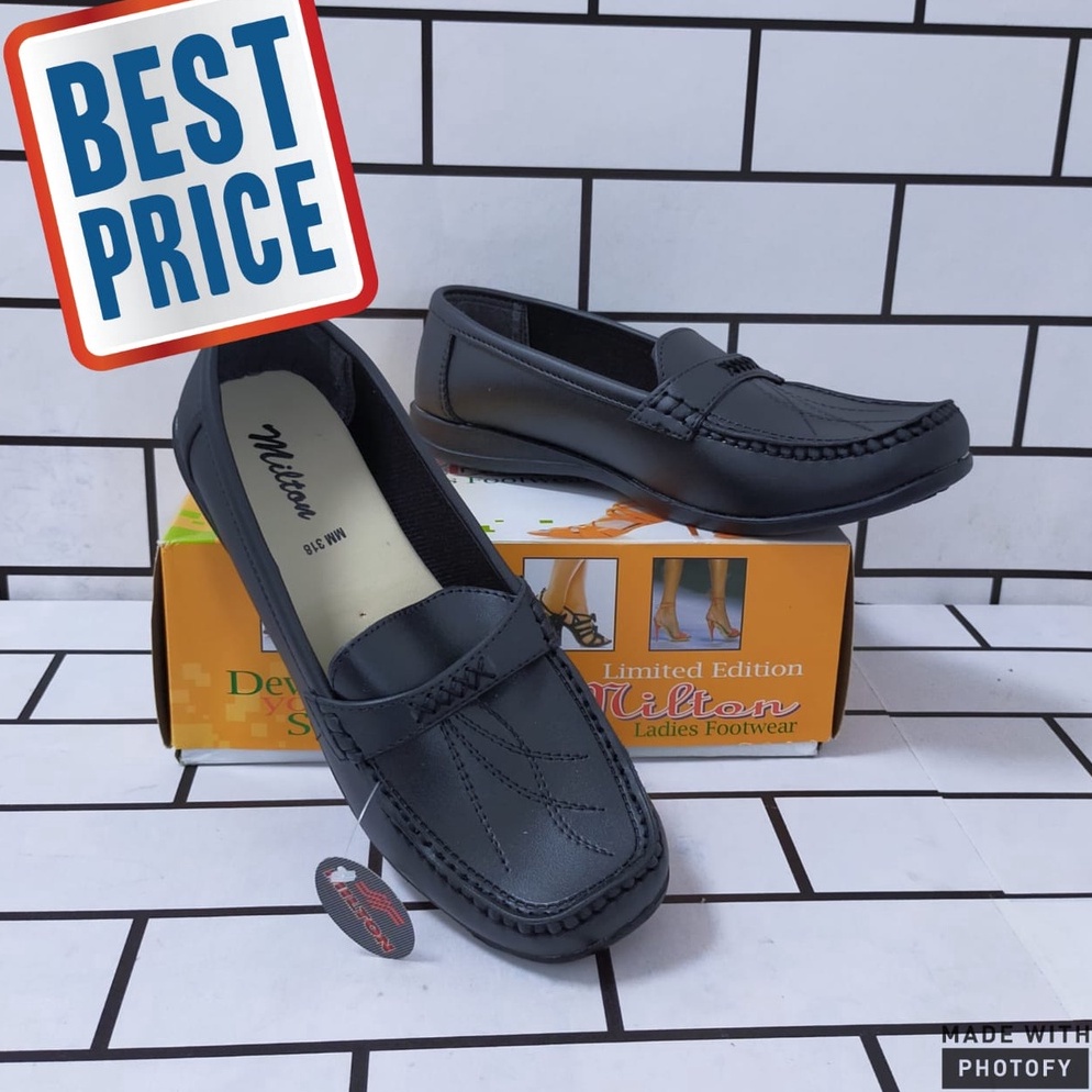 LANGSUNG KIRIM SEPATU PANTOPEL MILTON WANITA/SEPATU PANTOPEL MM MILTON WANITA