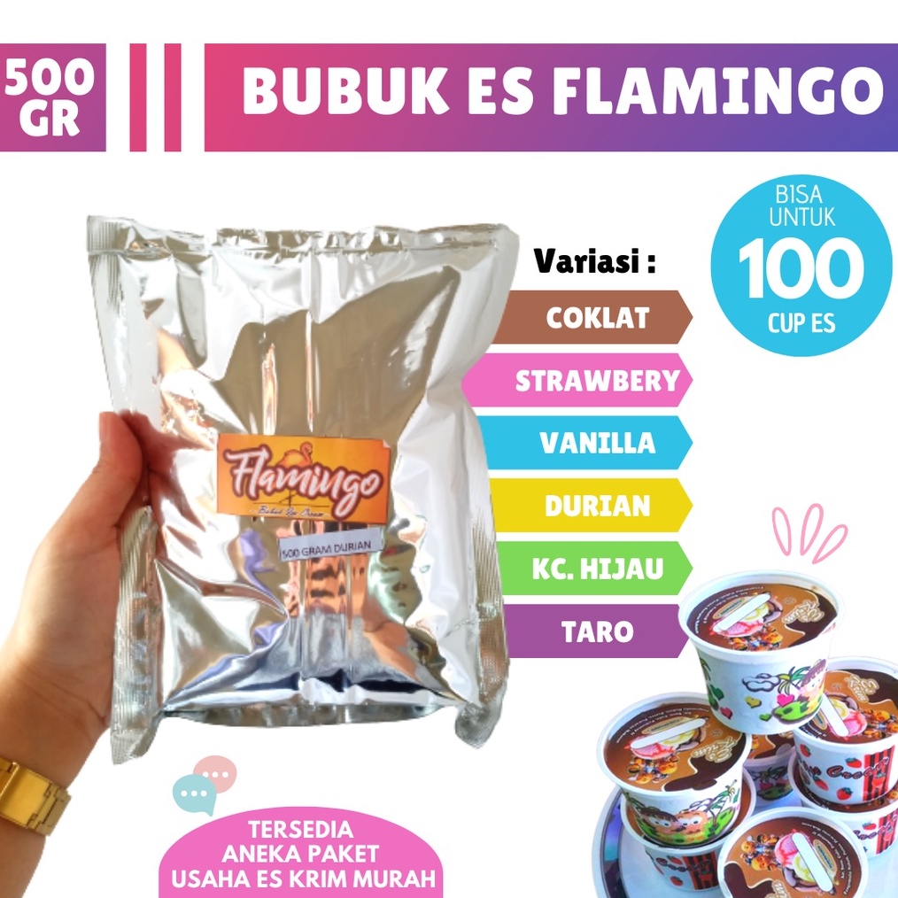 

CBVS4728 Bubuk Eskrim Instan Bahan Baku Ice Cream Lembut Tepung Premix Es Keliling Murah