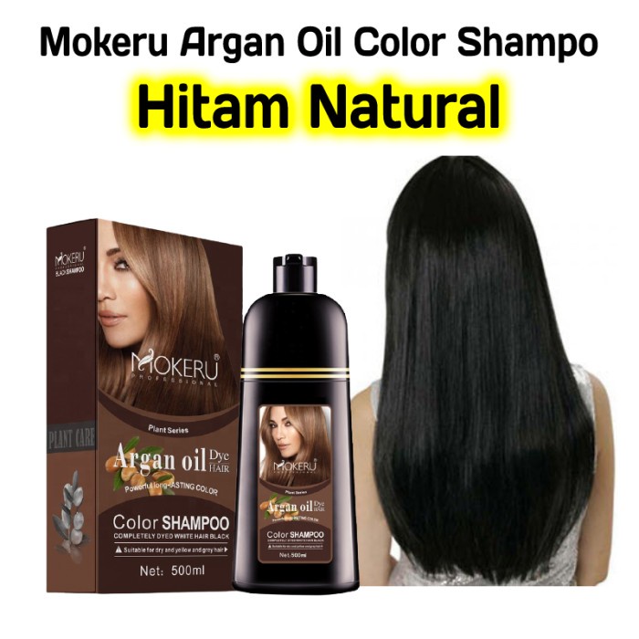 Mokeru Shampo Semir Mokeru Argan Oil Shampo