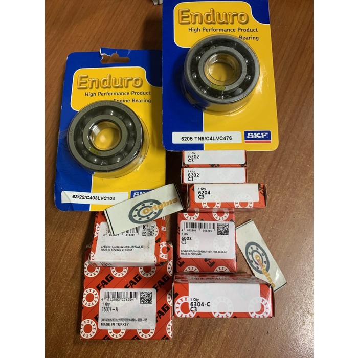 BEARING FULL SET NINJA R NINJA RR SKF DAN FAG ORIGINAL