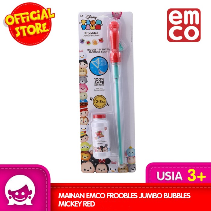 Mainan EMCO Froobles Jumbo Bubbles - Tsum Tsum Red