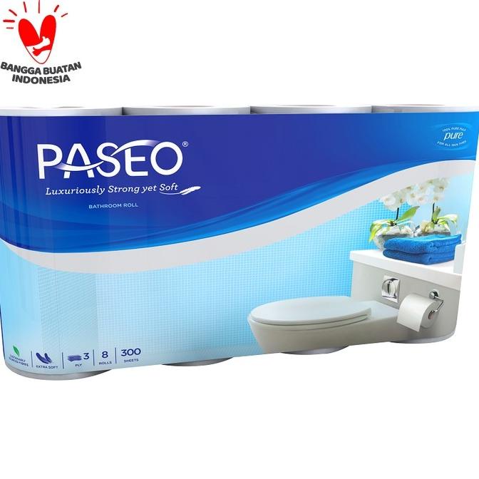 >*>*>*>*] Tissue Paseo Toilet Elegant Roll / Tissue WC 8 Roll