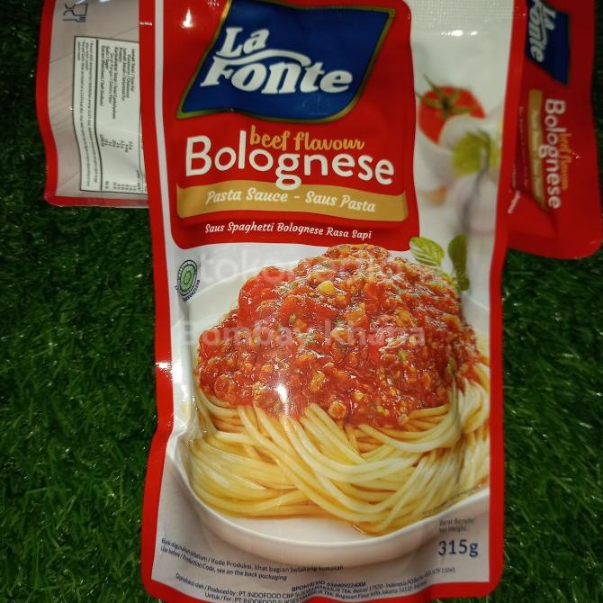 

\"\"\"\] Saus Spaghetti bolognese sapi La Fonte 315 gram - Saus Pasta