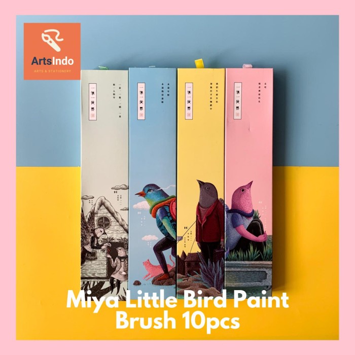 

Terlaris Miya Little Bird Paint Brush 10Pcs