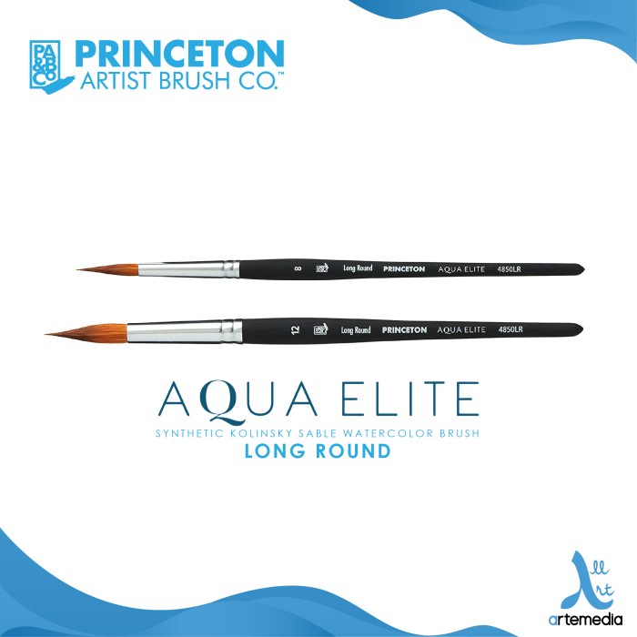 

Terlaris Kuas Lukis Princeton Aqua Elite 4850Lr Long Round Synthetic Brush Sh