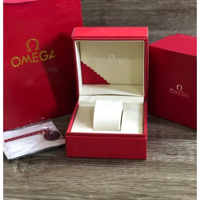 Kotak Jam Tangan Omega Original Merah