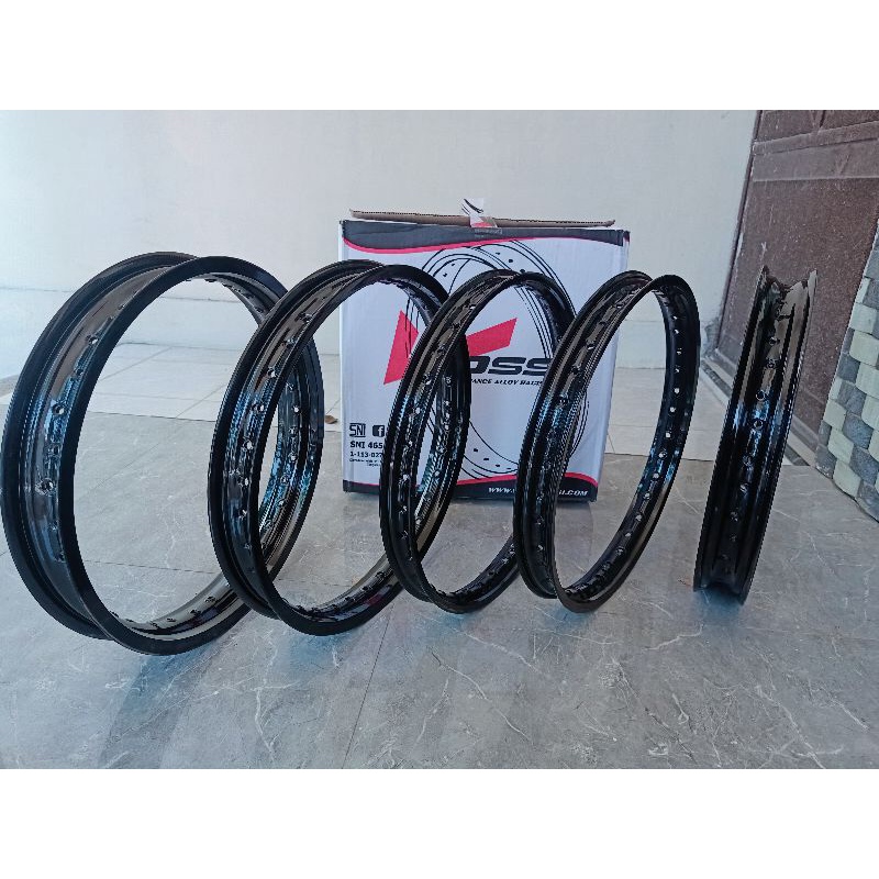 VELG V ROSSI PELEK ROSSI WM RING 17-120,140,160,185,215 HITAM GLOSSY