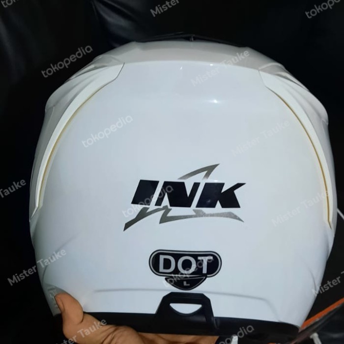 Helm Ink Dynamic Solid White/Putih Original
