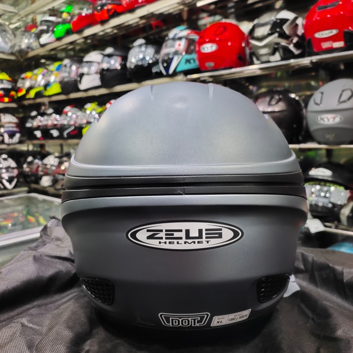 Helm Half Face Zeus 610 Polos Matt Titanium / Helm Zeus 610 Matt Titan