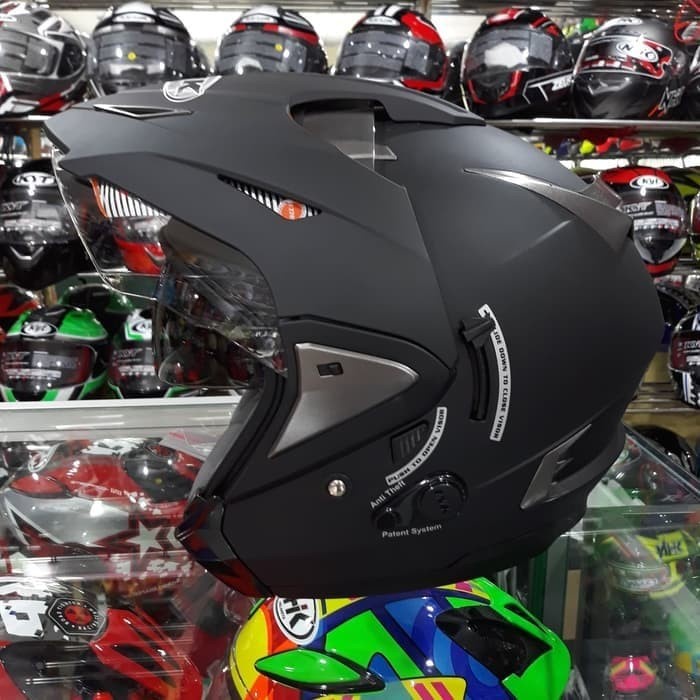 Helm Ink Tmax Black Doff Matte Solid T-Max