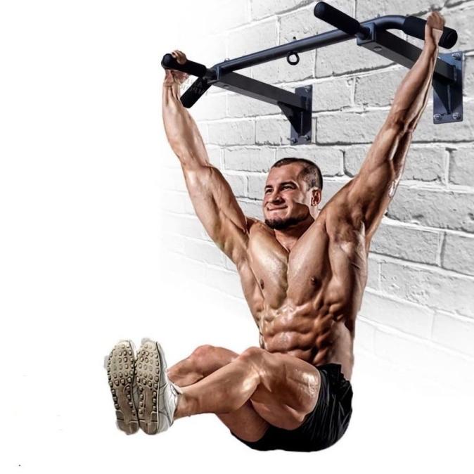 Terlaris Tiang Pull Up Bar Dinding, Alat Pull Up Tembok Dinding, Alat