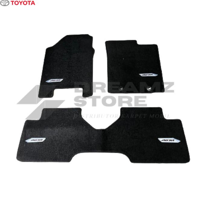 Promo Original Karpet Mobil Toyota Agya Standar - Bludru Full Set