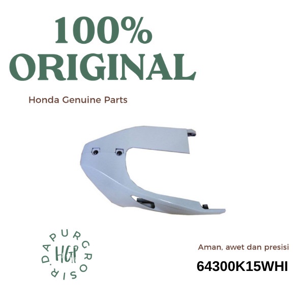 VARIASI CB150R OLD (PUTIH), UNDERCOWL SET WHITE 64300K15WHI