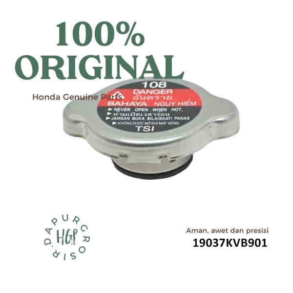 Tutup Radiator Vario 110 Karbu (Cap Comp Radiator) Ori AHM Vario 125 - 19037KVB901