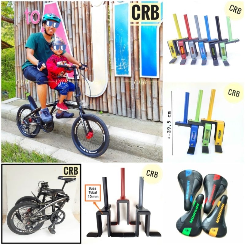 ' boncengan anak sepeda lipat boncengan sepeda lipat depan