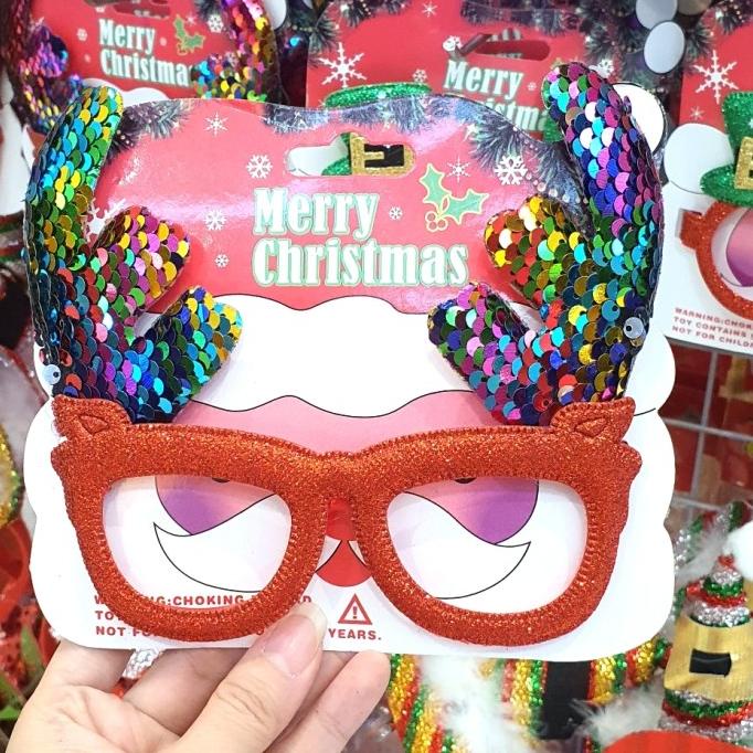 

Sale Now Kacamata Natal Tanduk Rusa Aksesories Pesta Natal Kostum Santa Murah Stok Terbatas