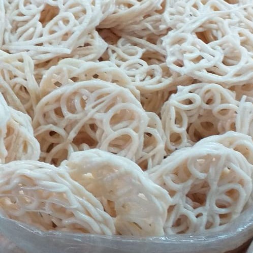 

' kerupuk mawar putih mentah 250g aneka kerupuk harga grosir murah