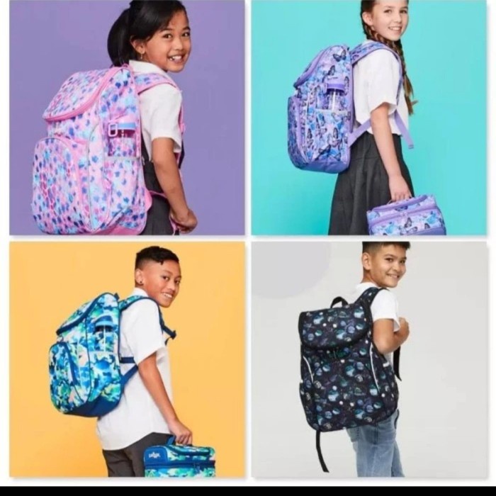 ✿KOP✿ Smiggle Access Mirage Reflect Backpack/ Tas Ransel Anak/Ori BERKUALITAS