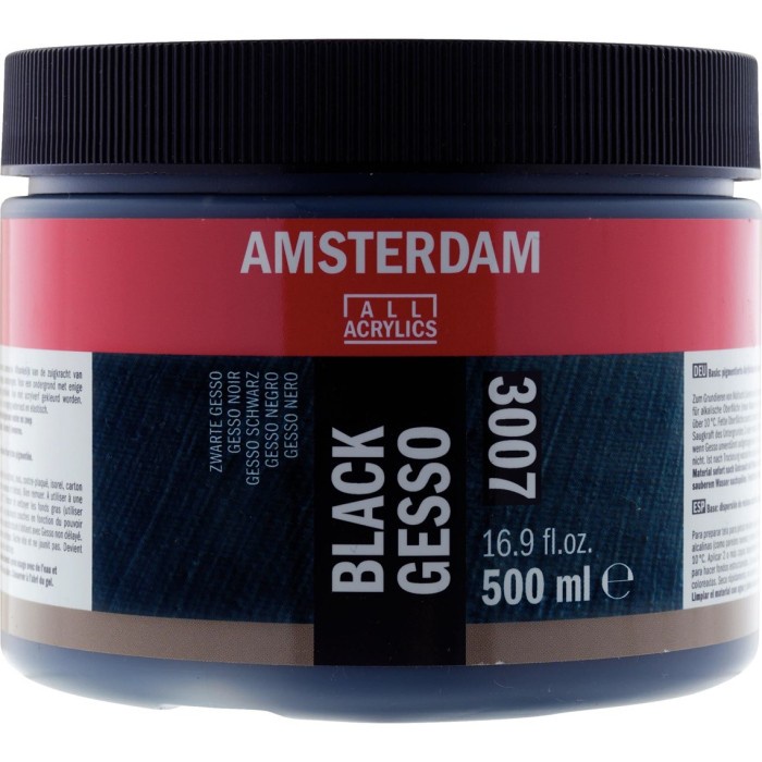 

Amsterdam Gesso Black 007 500 Ml Bestseller Paint