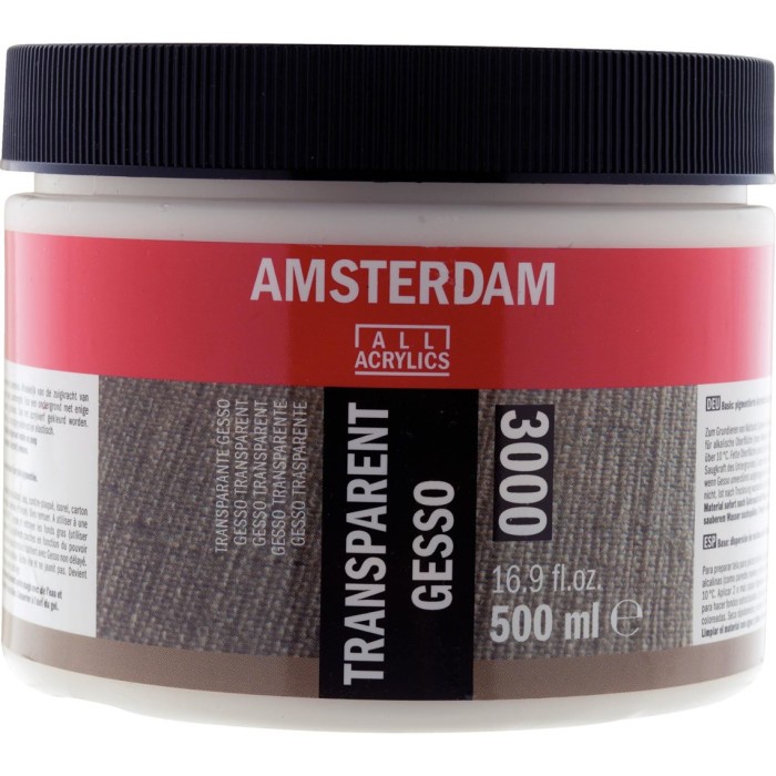 

Amsterdam Gesso Transparent 000 500 Ml Bestseller Paint