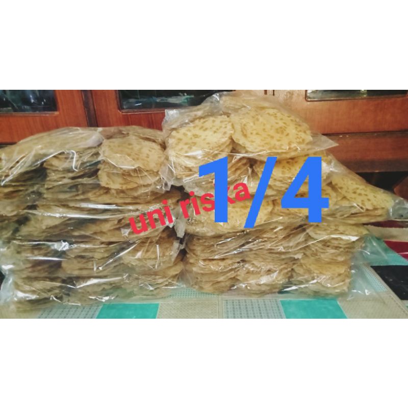 

Kerupuk jengkol mentah Super 250g/1/4kg Asli Padang