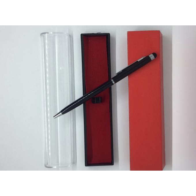 

`````````] Pulpen Besi / Pulpen Promosi Tipe Ici Stylus Hitam + Kotak