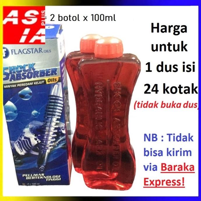 Oli Shock Breaker Variasi Q Motor Racing 2X100Ml Flagstar Isi 24 Kotak Original