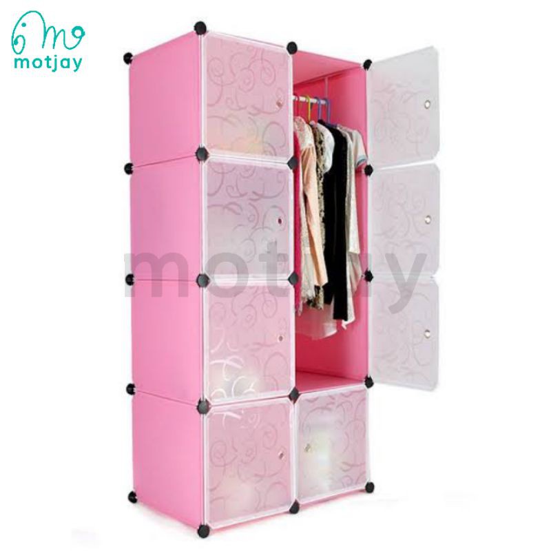 Lemari Pakaian Plastik 8 Susun Rak Susun