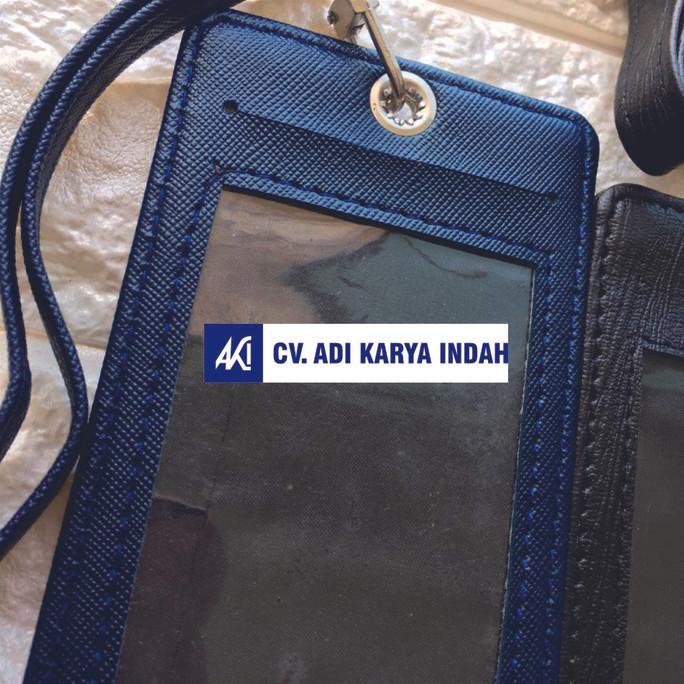 

Buruan beli] NAME TAG ID CARD LANYARD KULIT (2 SISI)