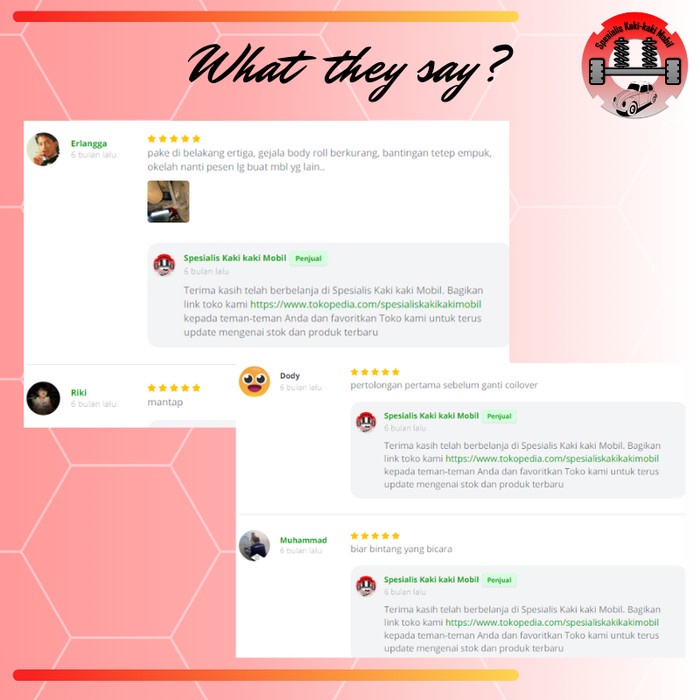 New Karet Sport Damper Dumper Shock Per Mobil Datsun Go / Go+ Kode Ma009