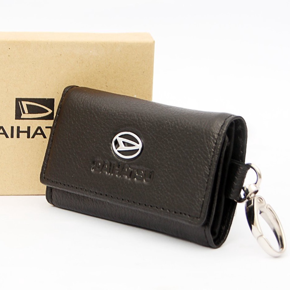 ★★ wm Dompet STNK Mobil DAIHATSU Panjang/ Gantungan Kunci Mobil STNK Motif Kulit Branded_MGM27 Ready