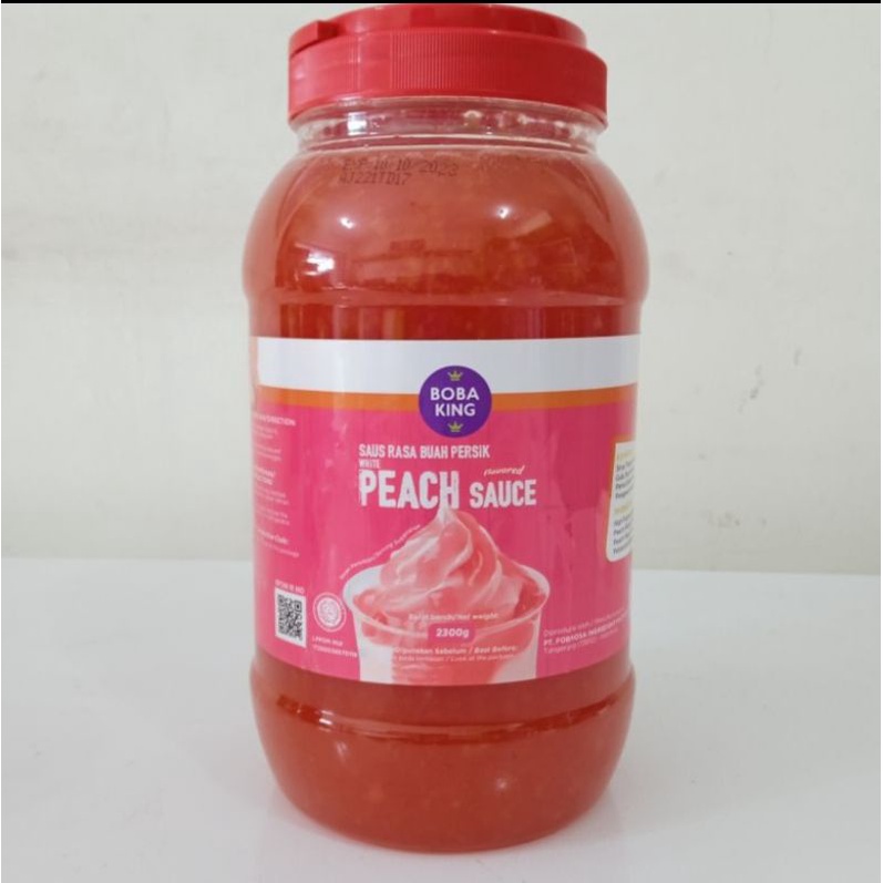 

BOBA KING WHITE PEACH SAUCE/ SAUS RASA BUAH PERSIK 2,3 KG