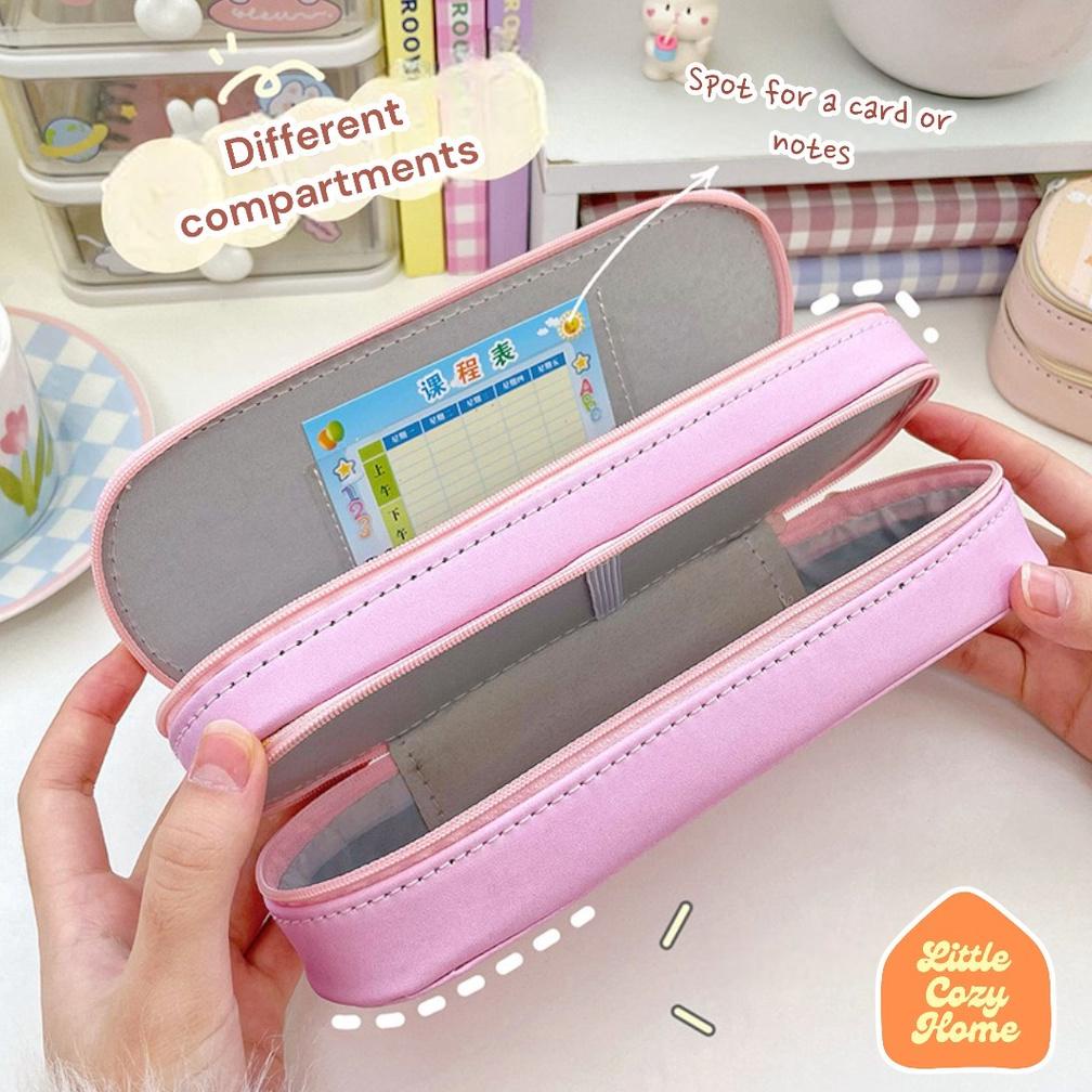 

Murah Chibi Cute Pencil Case / Korean Style Kotak Tempat Pensil Besar Dengan Resleting / Muat Banyak / Big Capacity With Zipper Rvlt65