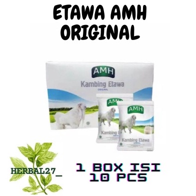 

ZRGS3289 SUSU KAMBING ETAWA AMH FULL CREAM BOX (isi 10 sachet) / Susu Kambing bubuk AMH Original / Kemasan BOX PUTIH ORIGINAL / Isi 10 SACHET / SUSU KAMBING ETTAWA - ENERGEN - CHOCOLATOS DRINK - BENG BENG DRINK