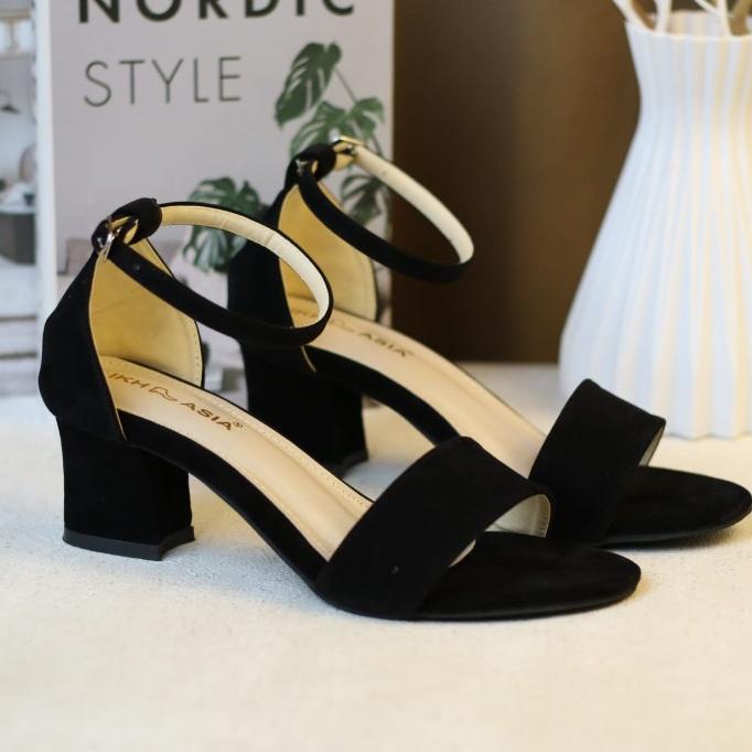 SANDAL WANITA HIGH HEELS HAK TAHU HT57