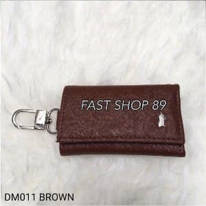 DOMPET BROWN GANTUNGAN KUNCI PENYIMPANAN STNK MOBIL BEST PRODUK DM011 best deal
