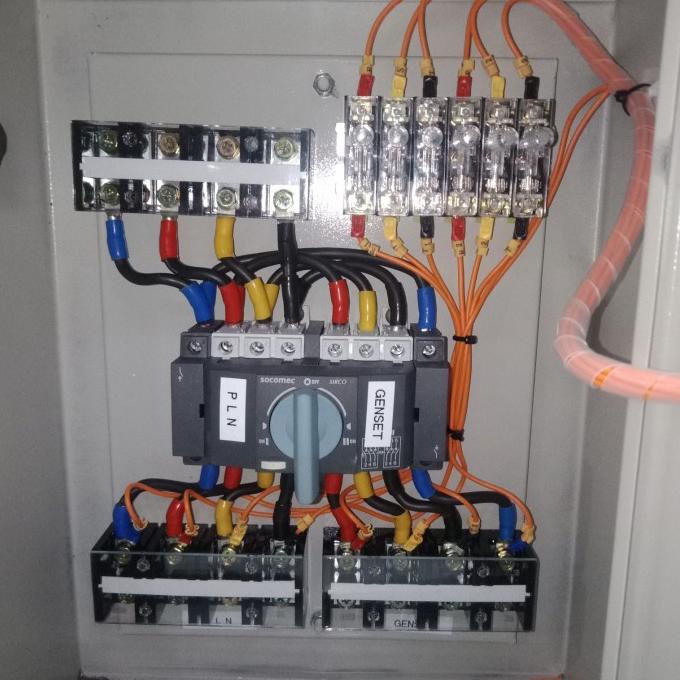 Panel Genset + Pln 40A 3P+N Secomec Change Over Switch Genset