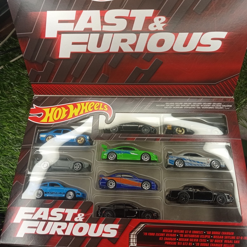 Hot Wheels Fast and Furious 10 Pack ISI 10