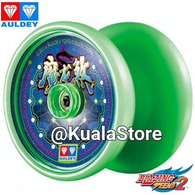 Terlaris Yoyo Auldey Original Blazing Teens Demon Dragon Fury Champion Contest