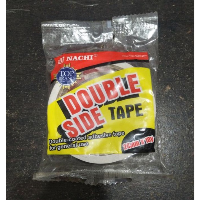 

populer] Double tape kertas NACHI 1" /Isolasi Solasi bolak balik 24mm X 10 yard