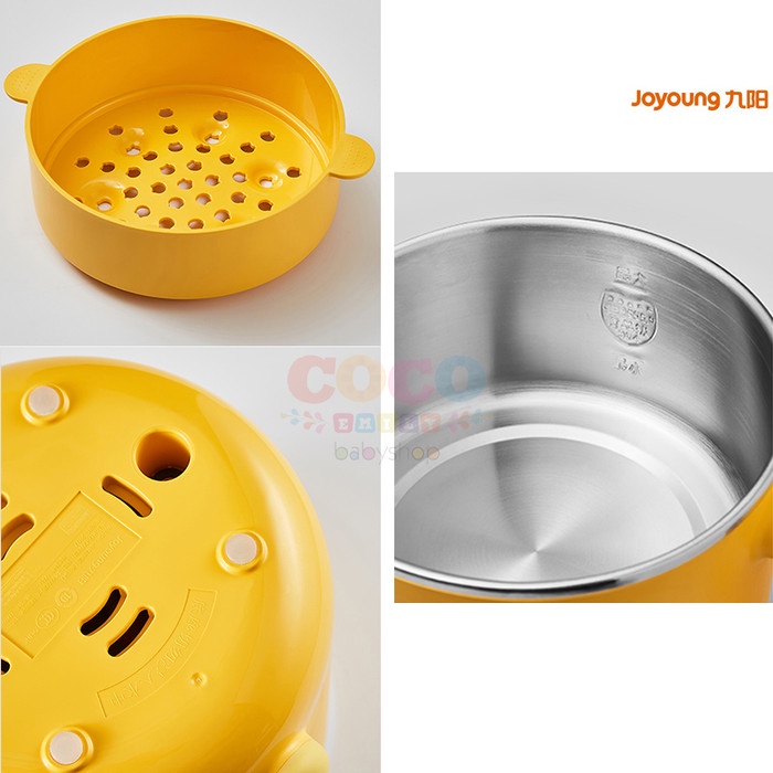 Joyoung Sally Brown Small Mini Hot Pot Multi-Function