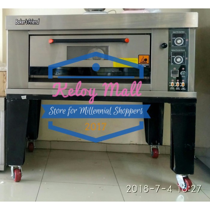 Oven Roti Otomatis Gas 2 Loyang BakerS Friend